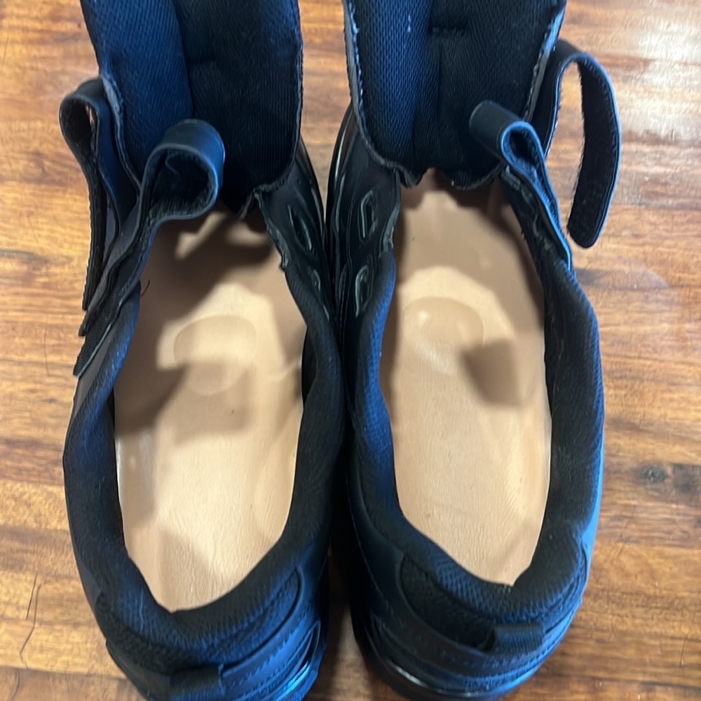 Apex G8010M Men's Athletic Shoe Black Leather Double Strap Size 11 X-Wide - Picture 9 of 14